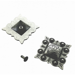 Leer-Applicatie-zilver-Vierkant